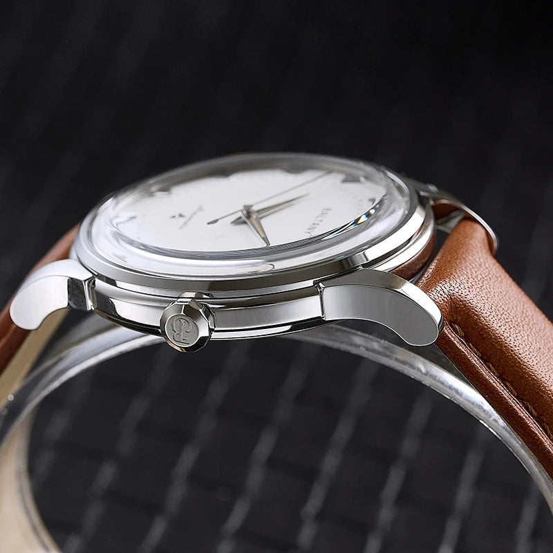 S4090 Classic Pie-Pan 38.5Mm Dial Watch 9039 Automation Strap Waterproof Dog-Leg Lugs Business Mechanical Watches for Me