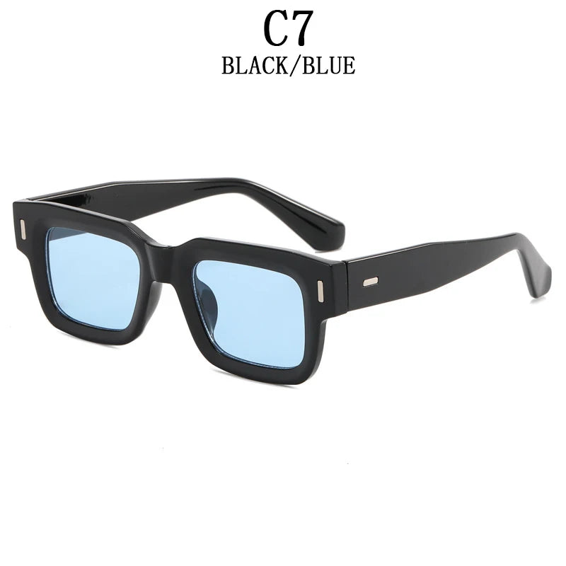 2023 New Square Sunglasses for Men Luxe Vintage Sunglasses Women Trendy Retro Fashion Sun Glasses Gafas De Sol Hombre Zonnebril