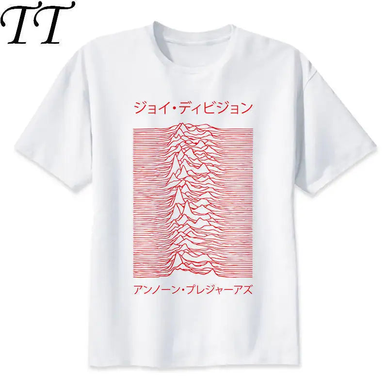 Joy Division T Shirt Men T Shirt Fashion T-Shirt O Neck White Tshirts for Man Top Tees M8035