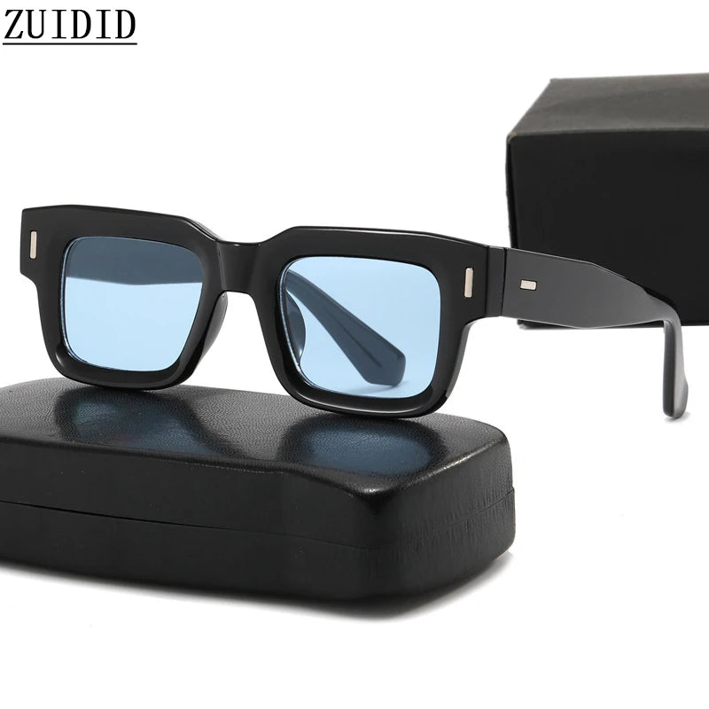 2023 New Square Sunglasses for Men Luxe Vintage Sunglasses Women Trendy Retro Fashion Sun Glasses Gafas De Sol Hombre Zonnebril