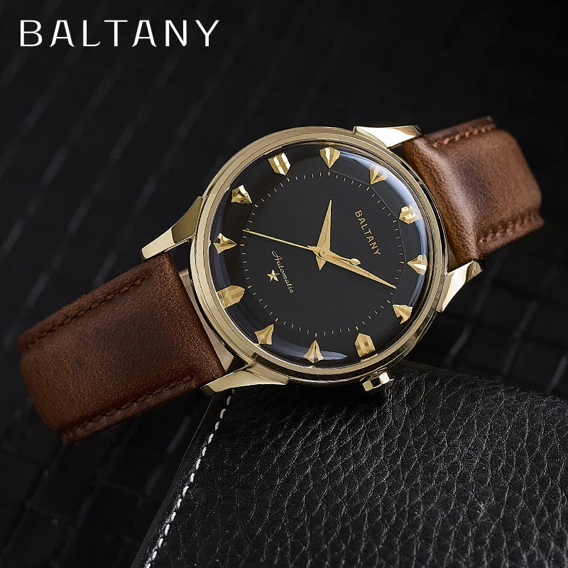 S4090 Classic Pie-Pan 38.5Mm Dial Watch 9039 Automation Strap Waterproof Dog-Leg Lugs Business Mechanical Watches for Me