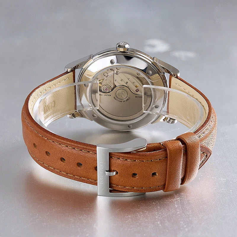 S4090 Classic Pie-Pan 38.5Mm Dial Watch 9039 Automation Strap Waterproof Dog-Leg Lugs Business Mechanical Watches for Me