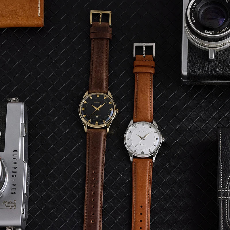 S4090 Classic Pie-Pan 38.5Mm Dial Watch 9039 Automation Strap Waterproof Dog-Leg Lugs Business Mechanical Watches for Me