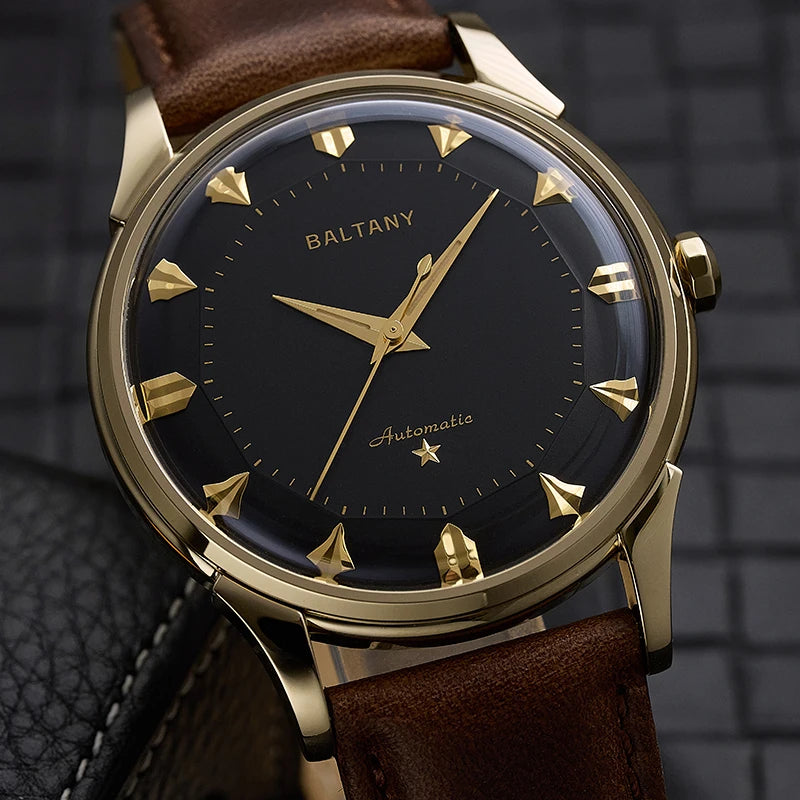 S4090 Classic Pie-Pan 38.5Mm Dial Watch 9039 Automation Strap Waterproof Dog-Leg Lugs Business Mechanical Watches for Me