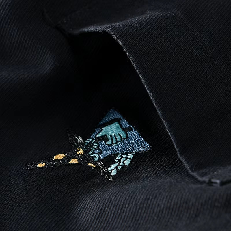 Embroidery Italy Style Long-Sleeved Casual Pure Cotton Brand Shirts for Men Fashion Comfortable Tops Clothing Camisa Masculina