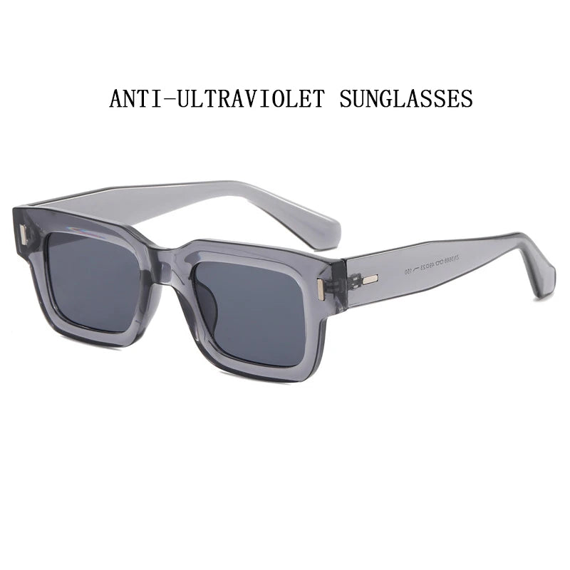 2023 New Square Sunglasses for Men Luxe Vintage Sunglasses Women Trendy Retro Fashion Sun Glasses Gafas De Sol Hombre Zonnebril